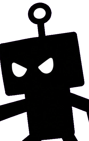 the black agent, shoulders down, sword already loaded